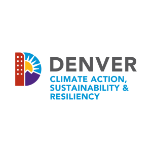 Logo for Denver office of Climate Action, Sustainability, and Resiliency